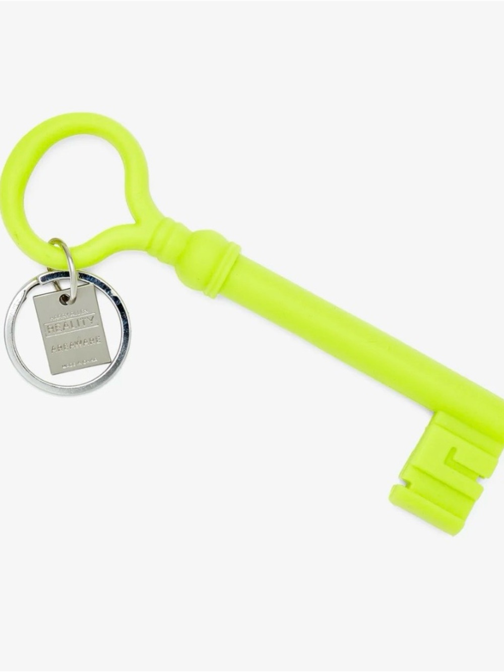 NWT Areaware x Harry Allen Reality Series Italian Church Key Keychain Chartreuse